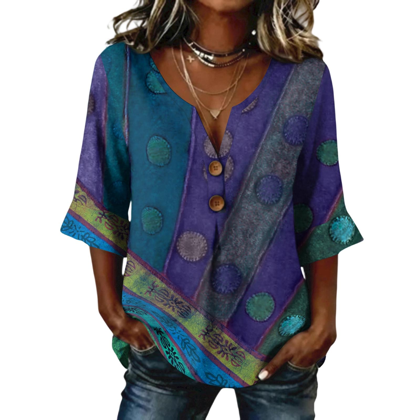 Long Sleeve Shirts for Women Womens Long Sleeve Tops Long Sleeve T Shirt Women Long Sleeve Going Out Tops for Women with Printed Design and Button M
Long Sleeve Shirts for Women Womens Long Sleeve Tops Long Sleeve T Shirt Women Long Sleeve Going Out Tops for Women with Printed Design and Button M