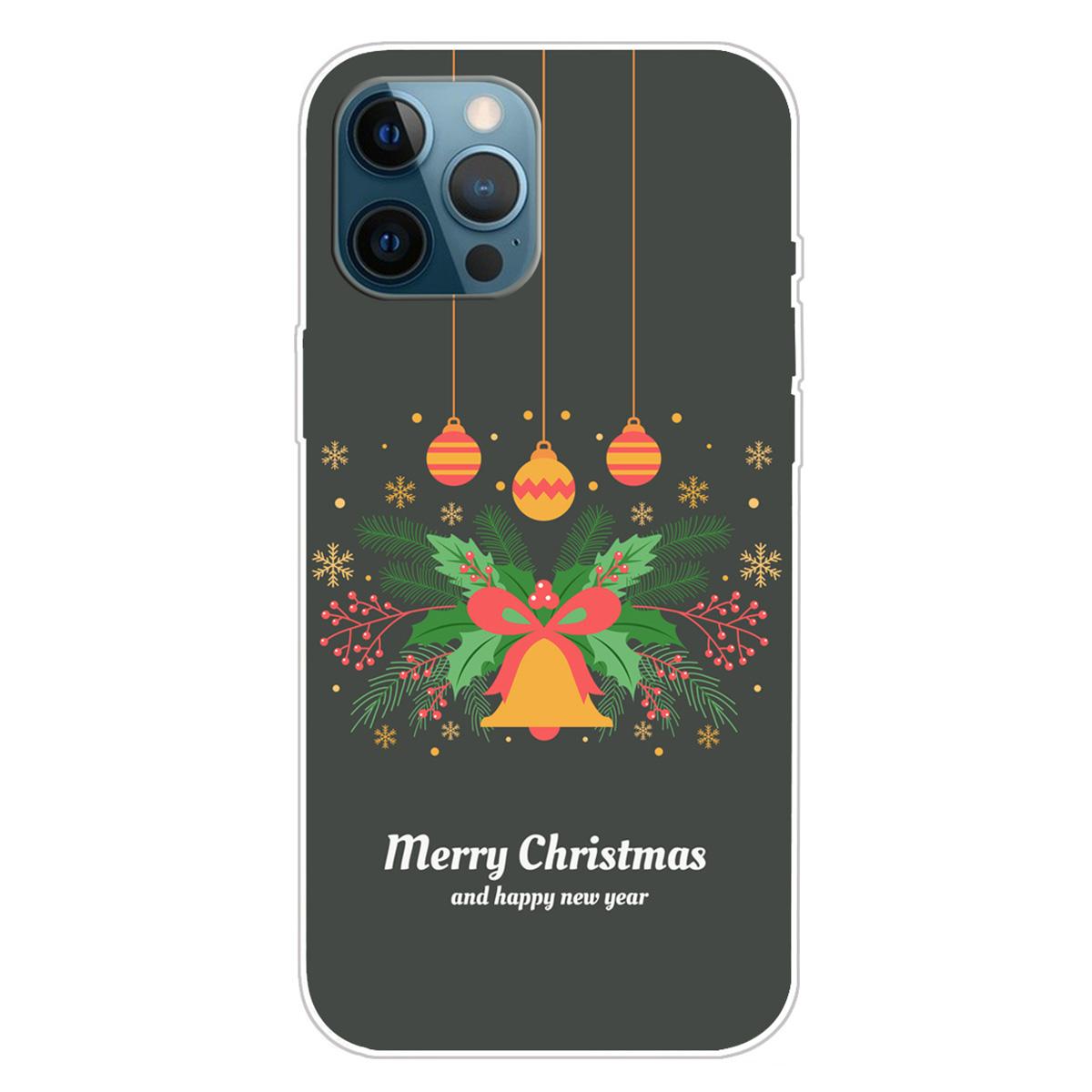 For iPhone 16 Pro Case Christmas Pattern Printing Soft TPU Phone Cover Bow and Bell
For iPhone 16 Pro Case Christmas Pattern Printing Soft TPU Phone Cover Bow and Bell