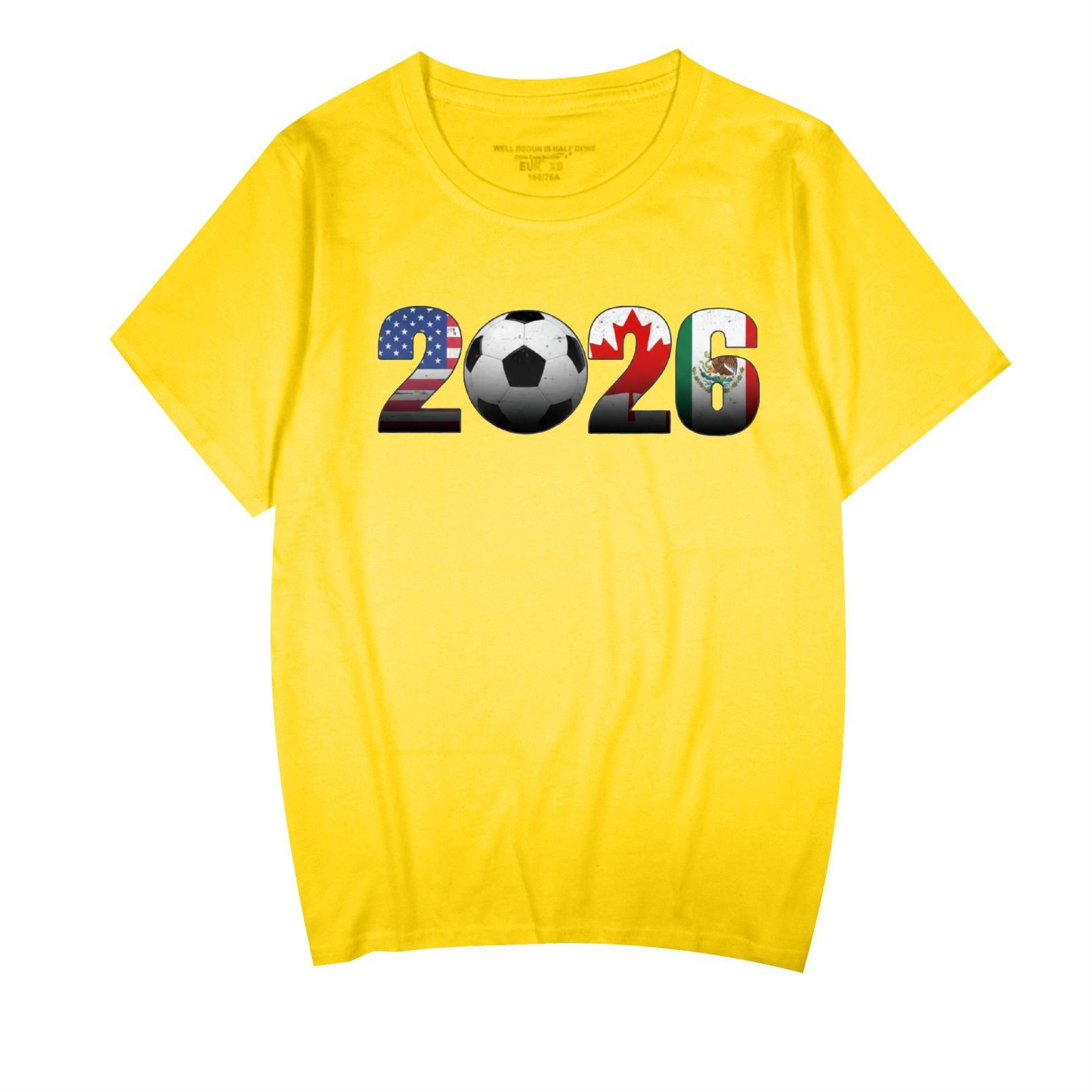 Summer Women Men s Short Sleeve Tshirt The 23rd FIFA World Cup Fitness Clothing New Men Tee Shirt Cosplay T-Shirt XXS жовтий
Summer Women Men s Short Sleeve Tshirt The 23rd FIFA World Cup Fitness Clothing New Men Tee Shirt Cosplay T-Shirt XXS жовтий
