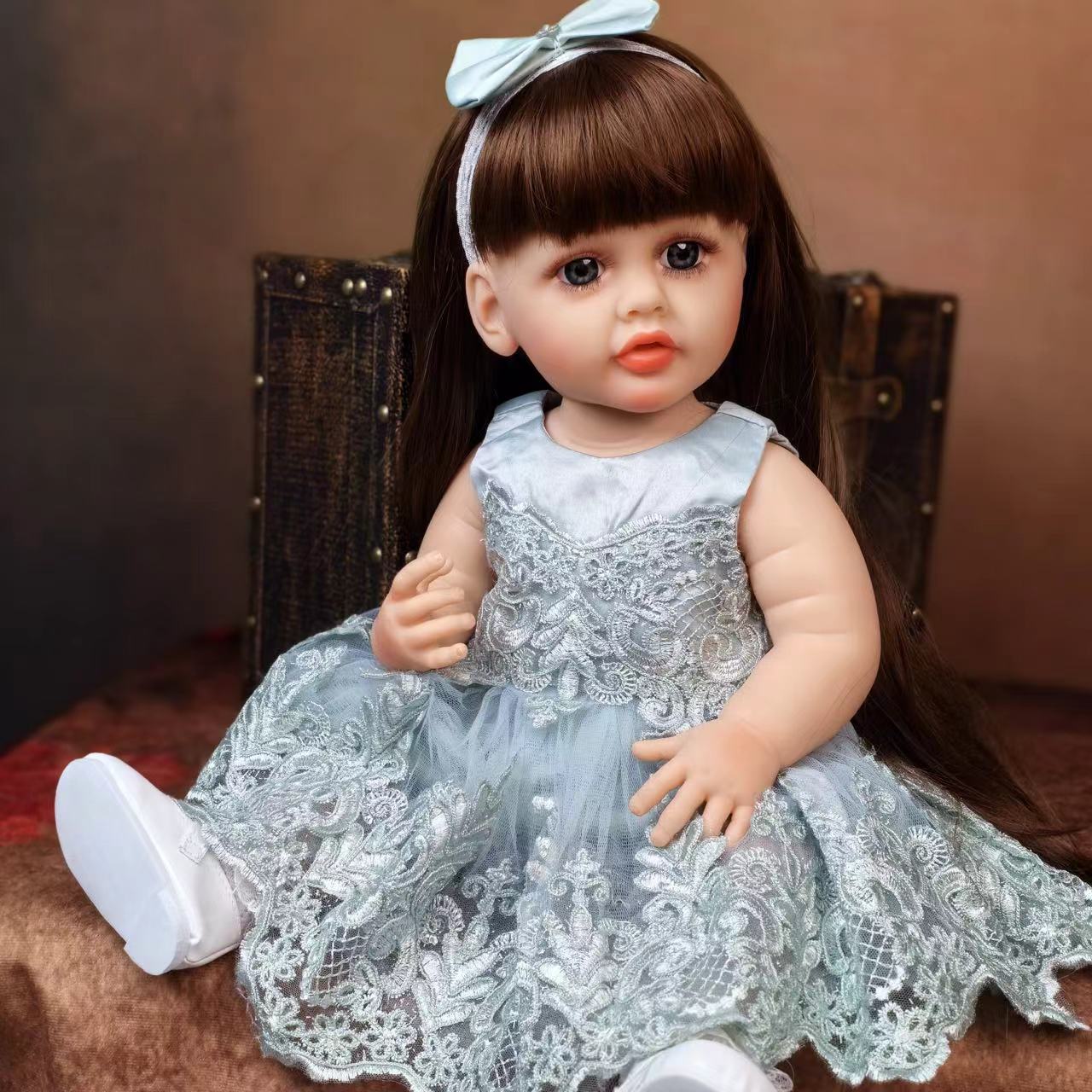 Куклы KEIUMI из силикона и винила с полным телом, длинные волосы, 55 см, новорожденная кукла-реборн, модная девочка, подружки, подарочные игрушки 22 Inch about 55 cm коричневый
Куклы KEIUMI из силикона и винила с полным телом, длинные волосы, 55 см, новорожденная кукла-реборн, модная девочка, подружки, подарочные игрушки 22 Inch about 55 cm коричневый
