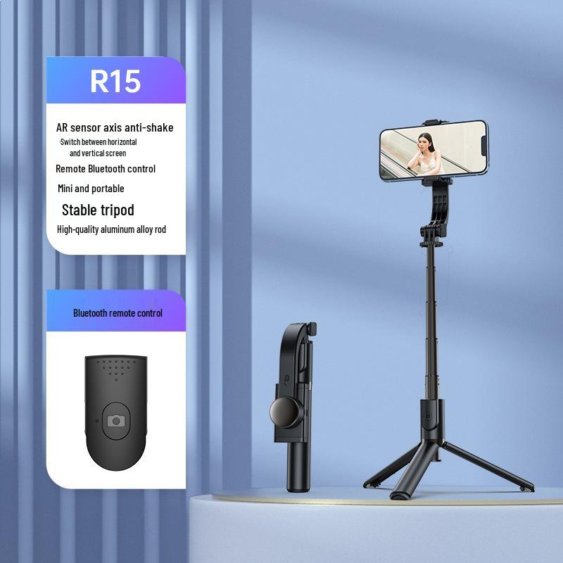 R15 Mobile Stabilizer: Handheld Gimbal with Selfie Stick, Fill Light, Tripod, Anti-Shake for Stable Short Video Shooting
R15 Mobile Stabilizer: Handheld Gimbal with Selfie Stick, Fill Light, Tripod, Anti-Shake for Stable Short Video Shooting