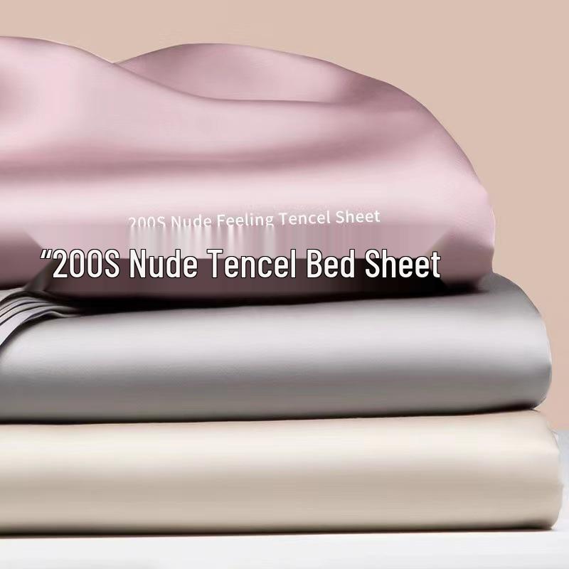 200S Lenzing Tencel Lyocell Cooling Sheet Set - Sateen Silky Finish; Includes Fitted Sheet, Duvet Cover, and Pillowcase. Sheet: 180x230cm (Fits 1.2-1.35m bed)
200S Lenzing Tencel Lyocell Cooling Sheet Set - Sateen Silky Finish; Includes Fitted Sheet, Duvet Cover, and Pillowcase. Sheet: 180x230cm (Fits 1.2-1.35m bed)