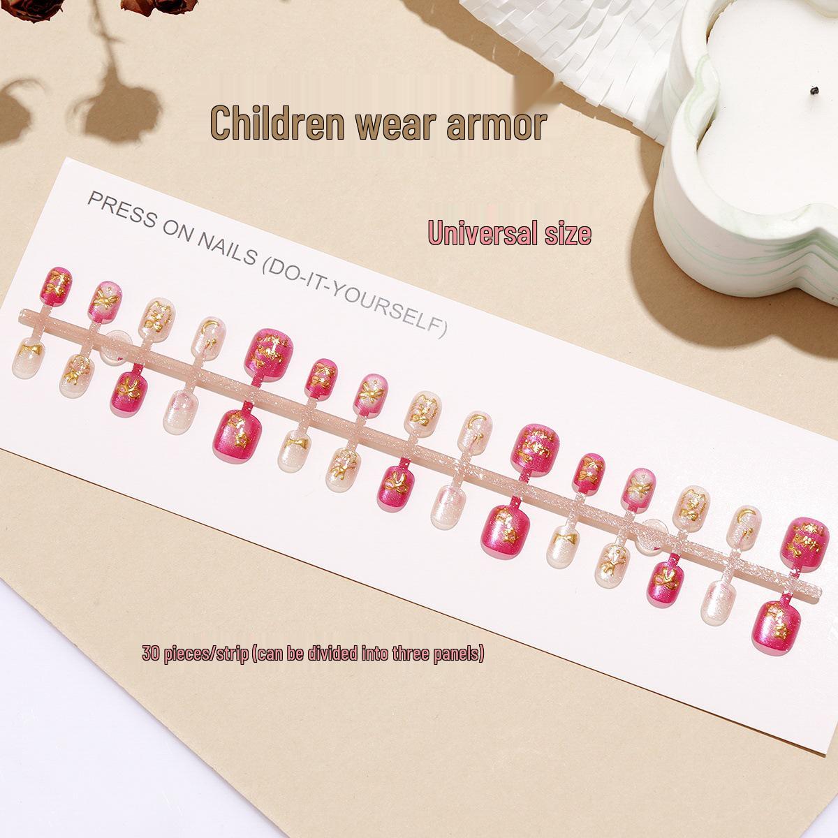 E010 Adorable Children s Wearable Nail Stickers - Short Style for Little Girls - Gilded One Size
E010 Adorable Children s Wearable Nail Stickers - Short Style for Little Girls - Gilded One Size