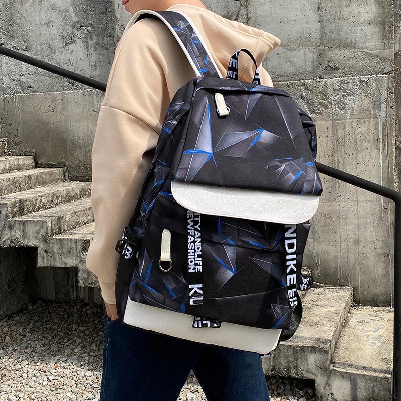 New Korean Version Men s Travel Backpack, Personalized and Trendy, Large Capacity Heat Transfer Printing Casual Student Backpack
New Korean Version Men s Travel Backpack, Personalized and Trendy, Large Capacity Heat Transfer Printing Casual Student Backpack
