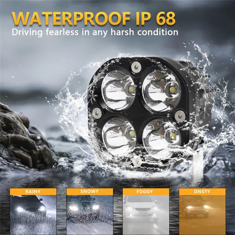 A51K-3 Inch LED Work Light With Amber Lens Cover Spotlight Fog Light Driving Lamp For Car Motorcycle ATV UTV Truck Tractor чорний
A51K-3 Inch LED Work Light With Amber Lens Cover Spotlight Fog Light Driving Lamp For Car Motorcycle ATV UTV Truck Tractor чорний