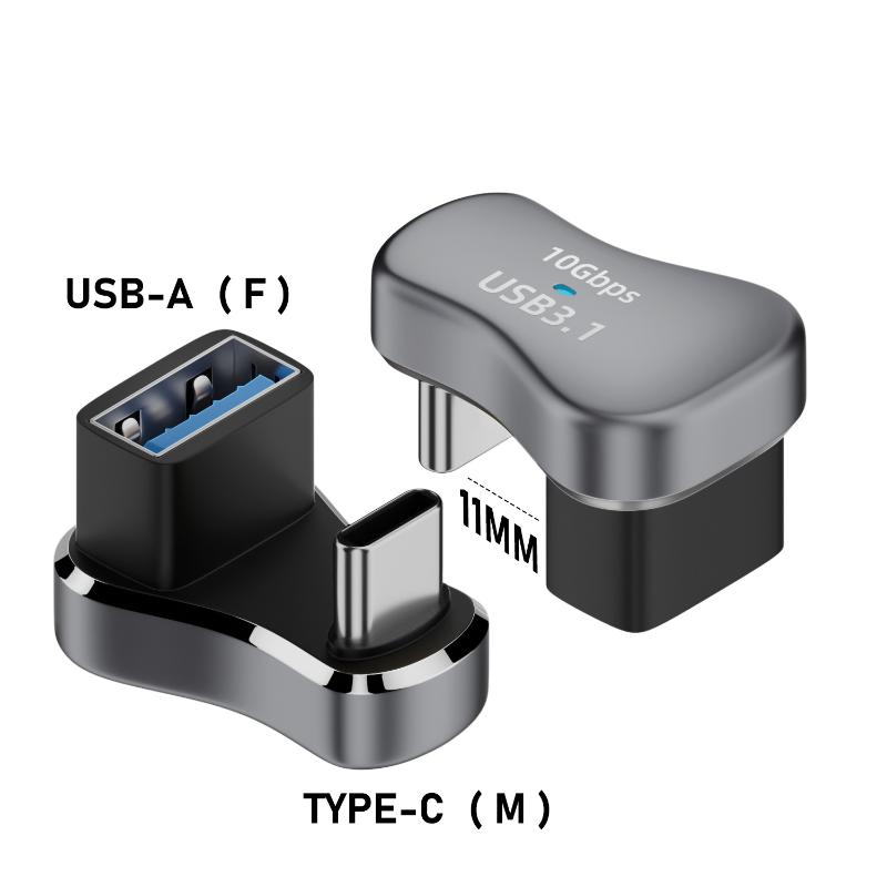 1Pcs Type C Male To Female 20Gbps PD 140W Fast Charging Converter 180 Degree Angle USB C Adapter For Steam Deck Accessories
1Pcs Type C Male To Female 20Gbps PD 140W Fast Charging Converter 180 Degree Angle USB C Adapter For Steam Deck Accessories