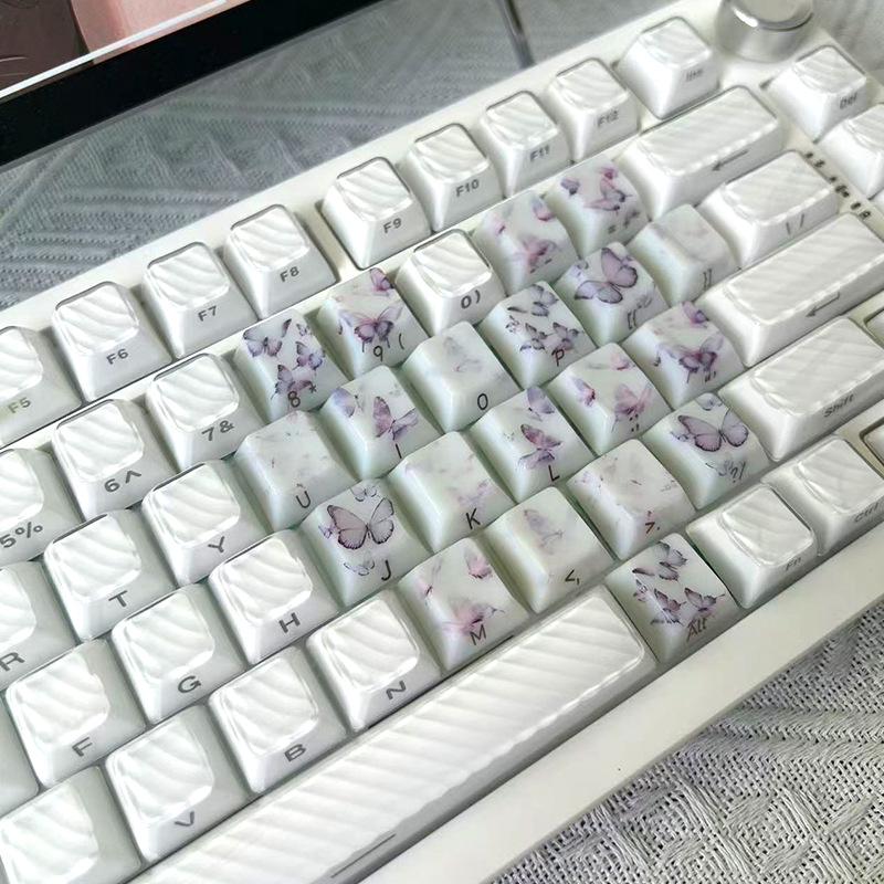 Heart-Shaped Ceramic Feel Keycap Set: Side-Engraved, Original Height, Dye-Sublimated PBT, 21 Keys, Fits Wooting Night.
Heart-Shaped Ceramic Feel Keycap Set: Side-Engraved, Original Height, Dye-Sublimated PBT, 21 Keys, Fits Wooting Night.