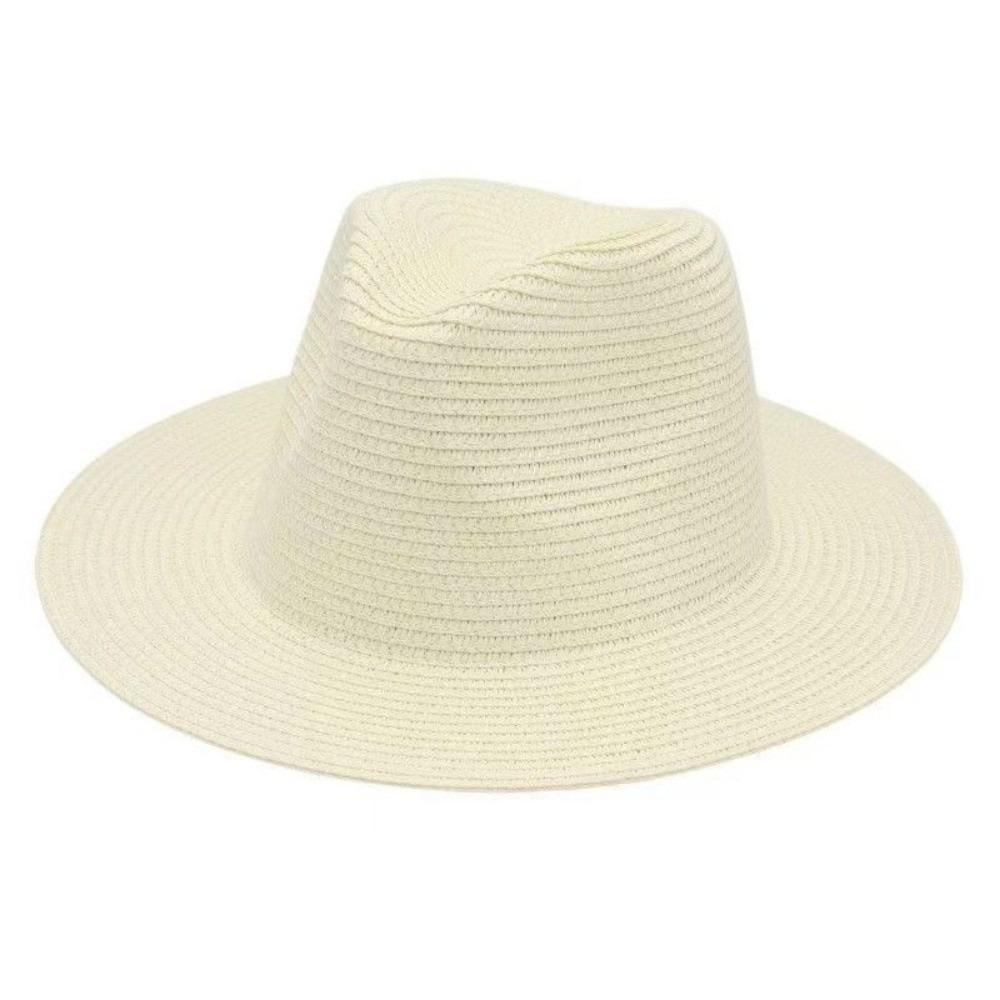 Solid Color Panama Straw Hat Lightweight Beach Hat Fashion Wide Brim Sun Hat Vacation бежевий
Solid Color Panama Straw Hat Lightweight Beach Hat Fashion Wide Brim Sun Hat Vacation бежевий
