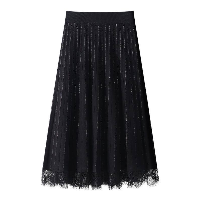 2024 Women s High-Waisted Black A-Line Midi Skirt with Visible Stitching, Autumn Winter Style XL
2024 Women s High-Waisted Black A-Line Midi Skirt with Visible Stitching, Autumn Winter Style XL