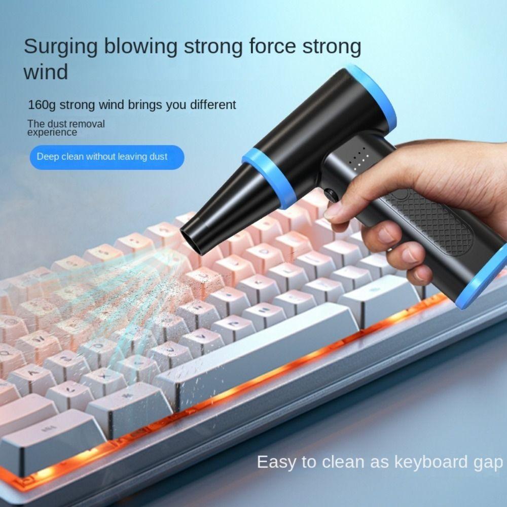 Handheld Compressed Air Duster Air Blowing Mini Jet Fan Electric Air Duster Computer Cleaning чёрный
Handheld Compressed Air Duster Air Blowing Mini Jet Fan Electric Air Duster Computer Cleaning чёрный