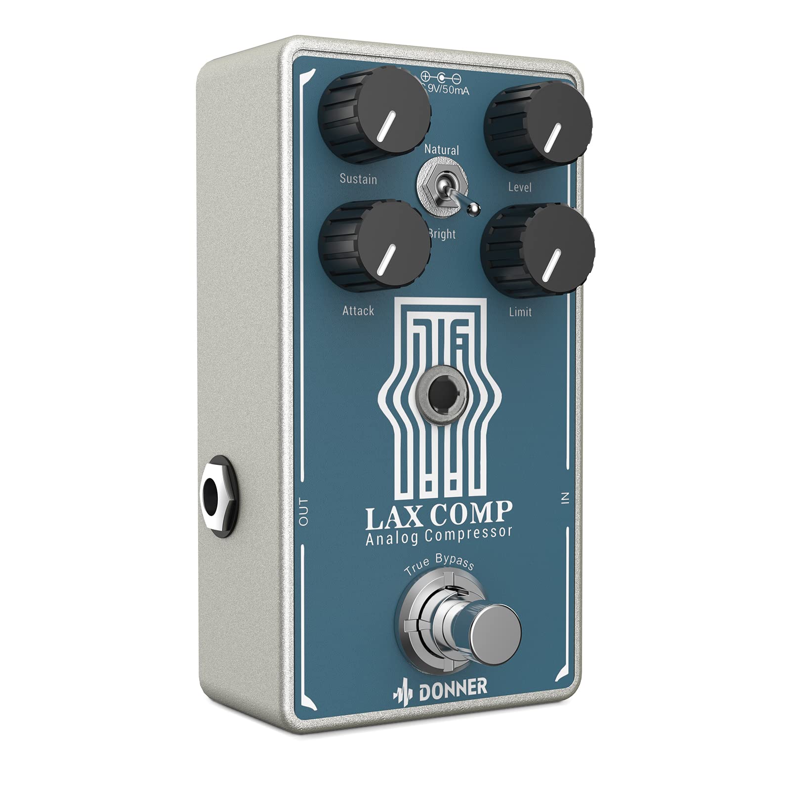Donner Compressor Effector Сжимает чрезмерный входной сигнал. Оригинальная педаль сохранения звука.
Donner Compressor Effector Сжимает чрезмерный входной сигнал. Оригинальная педаль сохранения звука.