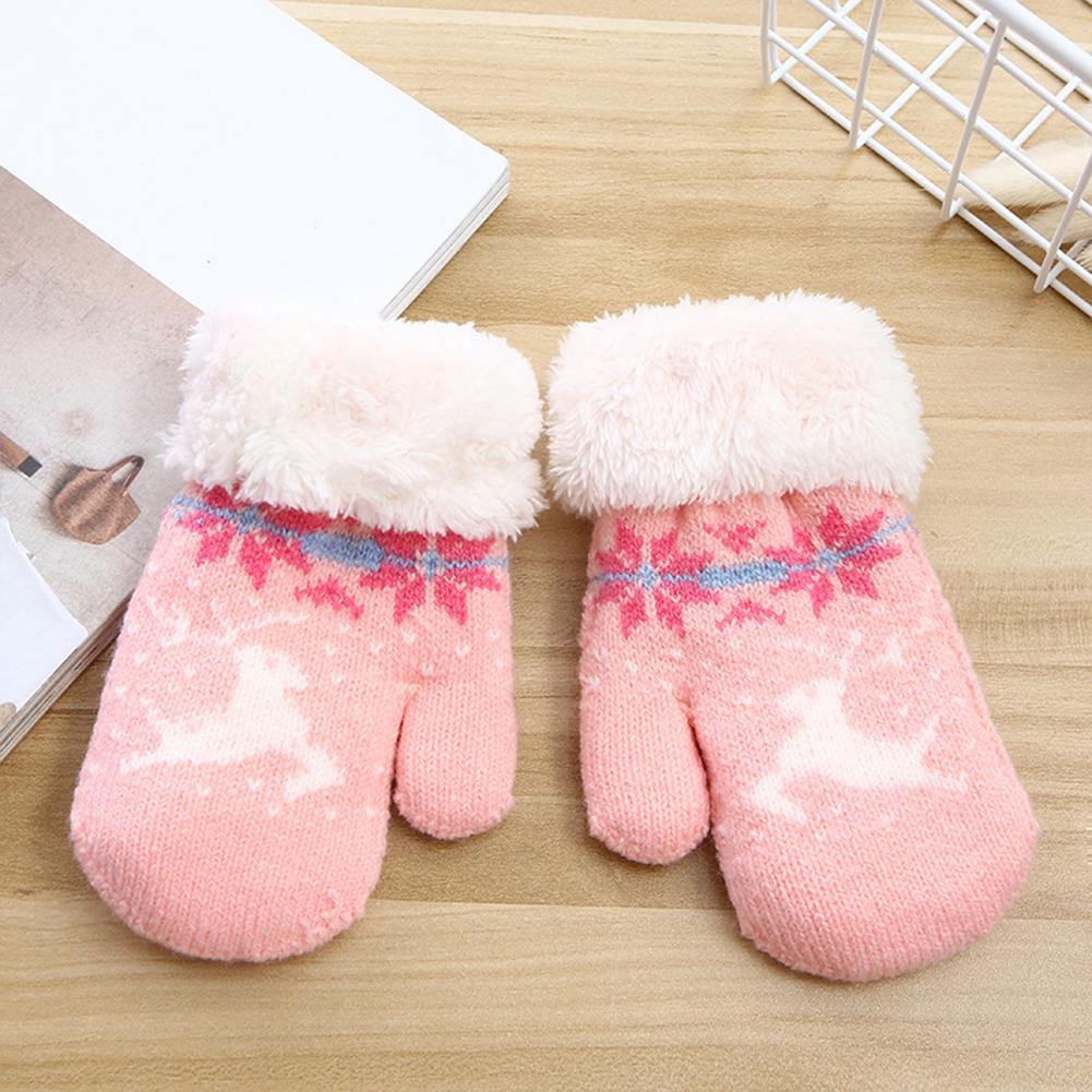 Unisex Knit Mittens Gloves Christmas Elk Hands Warm Keeper Thickened Gloves for Cold Weather Pink One size#1
Unisex Knit Mittens Gloves Christmas Elk Hands Warm Keeper Thickened Gloves for Cold Weather Pink One size#1