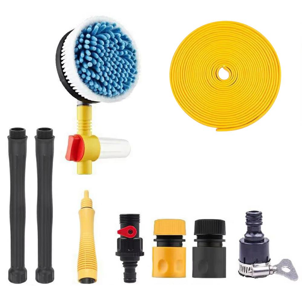 Portable Car Washing Kit with 5m Water Hose Car Wash Brush Long Handle Rotary Mop Automatic Foam Cleaner A
Portable Car Washing Kit with 5m Water Hose Car Wash Brush Long Handle Rotary Mop Automatic Foam Cleaner A