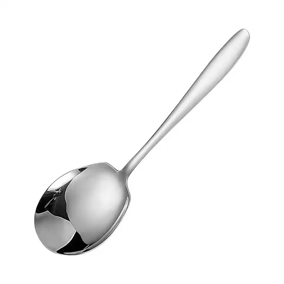 1/2Pc Large Stainless Steel Spoon Long Handle Soup Spoons Round Scoops for Dinner Dessert Hot Pot Colander Kitchen Tableware
1/2Pc Large Stainless Steel Spoon Long Handle Soup Spoons Round Scoops for Dinner Dessert Hot Pot Colander Kitchen Tableware