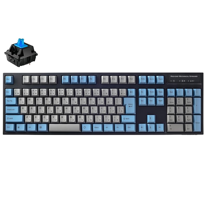 LEOPOLD FC900RBT GRAYBLUE Bluetooth/USB-C Japanese sequence Kanaya full 108 keys key Switch hot-swappable Win/macOS AAA battery powered Latest CHERRY
LEOPOLD FC900RBT GRAYBLUE Bluetooth/USB-C Japanese sequence Kanaya full 108 keys key Switch hot-swappable Win/macOS AAA battery powered Latest CHERRY