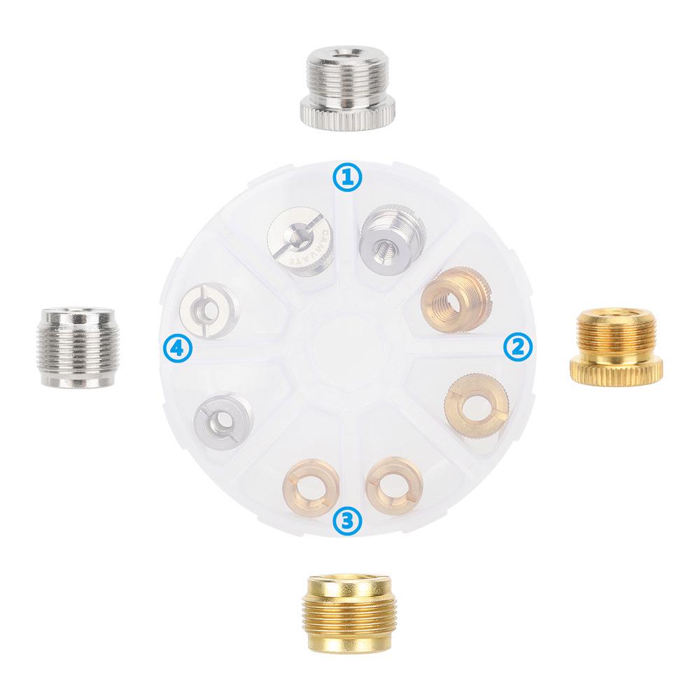 HDRIG Mic Mount Screw Set: 5/8 to 1/4 & 3/8 with Storage Box чорний
HDRIG Mic Mount Screw Set: 5/8 to 1/4 & 3/8 with Storage Box чорний
