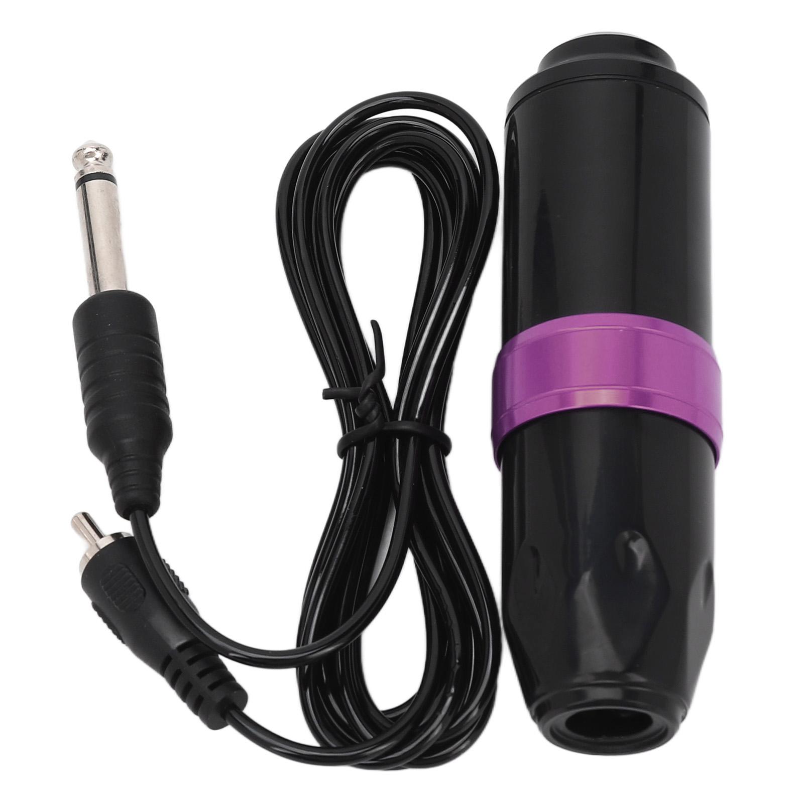 Cartridge Needle Rotary Tattoo Machine RCA Interface Stroke Adjustable 5‑9V Tattoo Machine Black Purple
Cartridge Needle Rotary Tattoo Machine RCA Interface Stroke Adjustable 5‑9V Tattoo Machine Black Purple