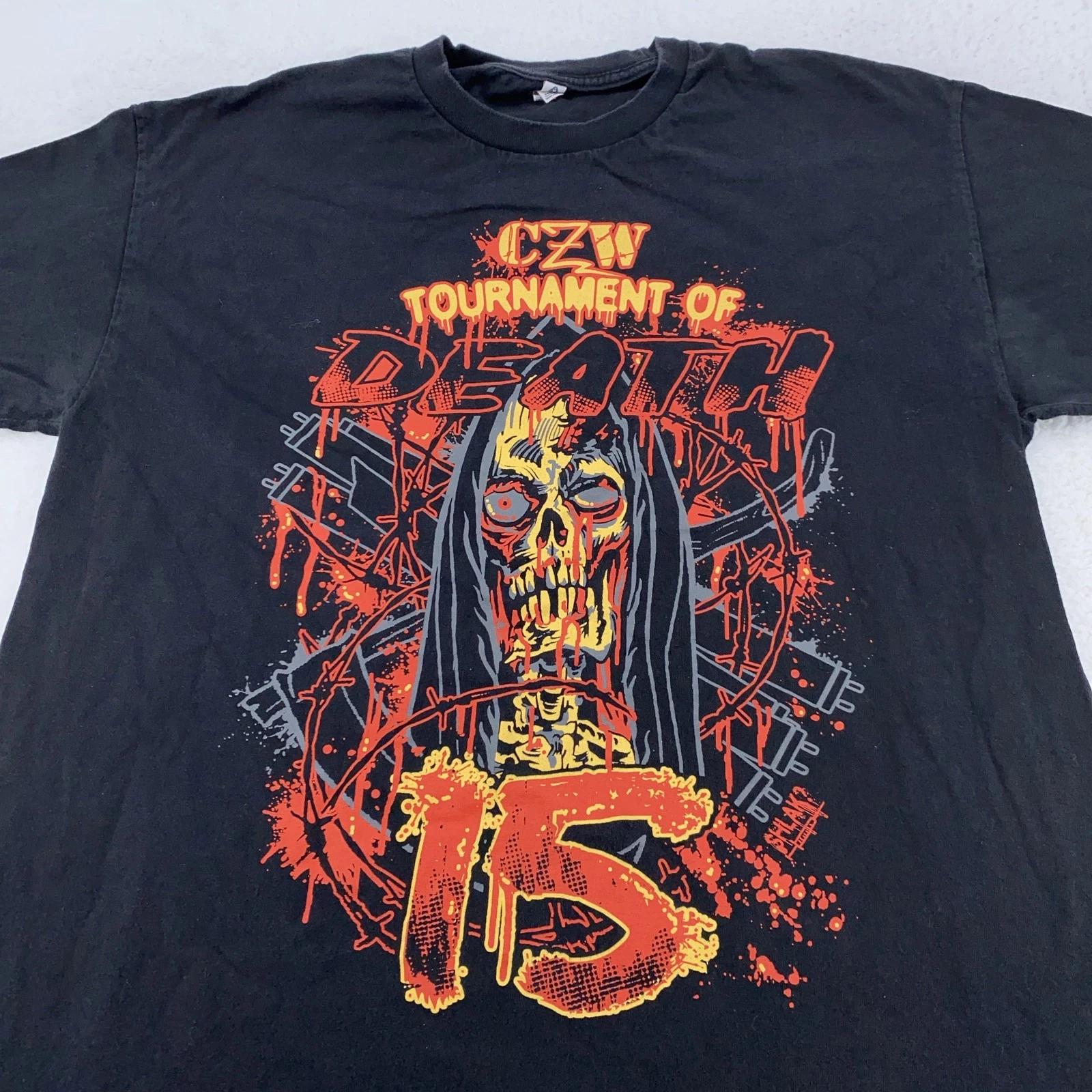 CZW Tournament of Death 15 Shirt Mens XL Black Hardcore Wrestling Tee Graphic M
CZW Tournament of Death 15 Shirt Mens XL Black Hardcore Wrestling Tee Graphic M