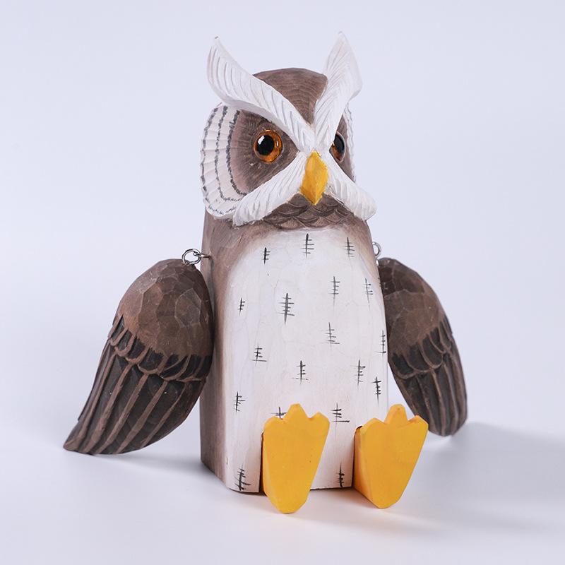 Hand Carved Wooden Owl Figurine Wholesale, Bulk Discount for Hanging Leg Owl Sculpture, Wood Craft Home Decor
Hand Carved Wooden Owl Figurine Wholesale, Bulk Discount for Hanging Leg Owl Sculpture, Wood Craft Home Decor