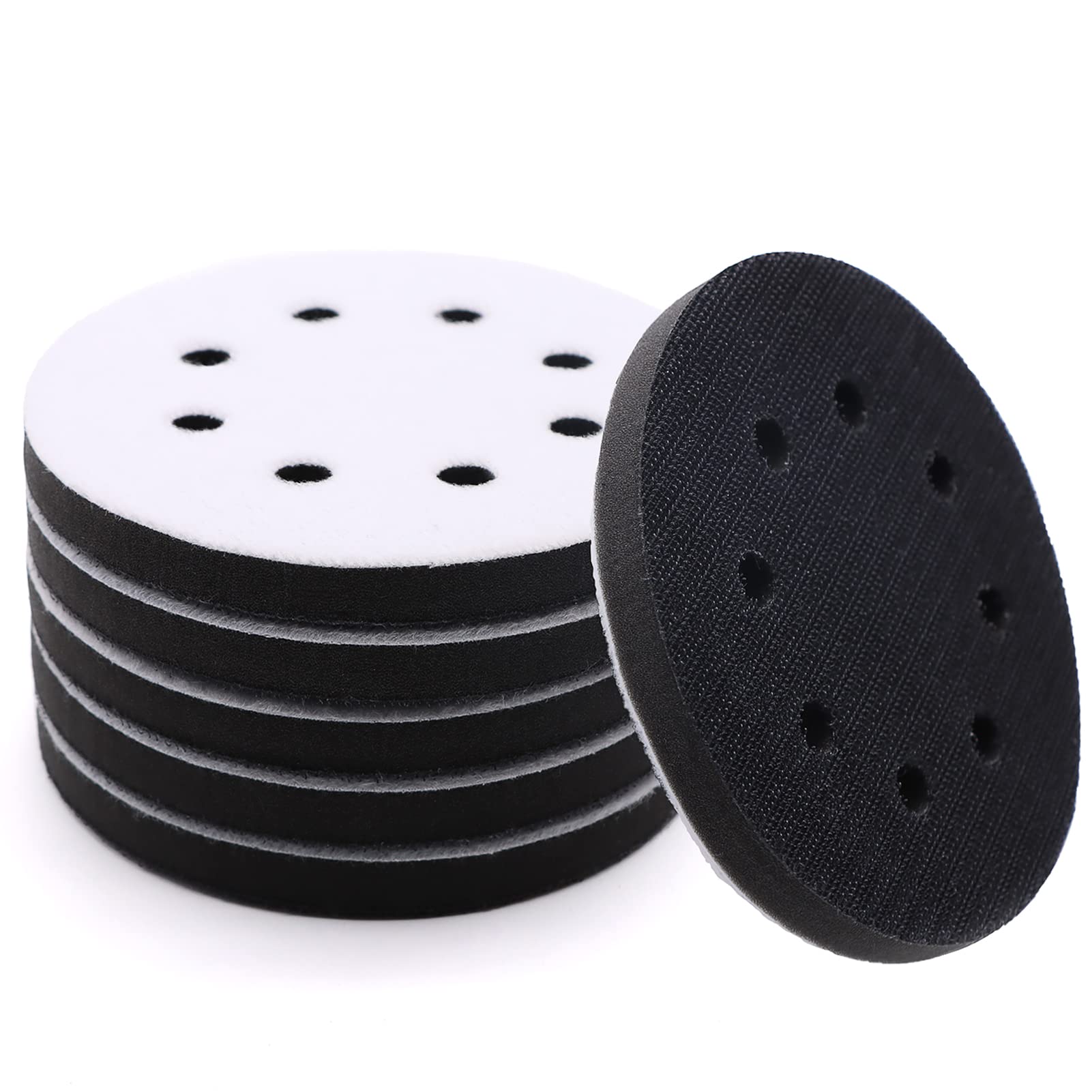 5Inch 8-Hole 125mm Hook&Loop Sponge Cushion Buffer Backing Pad - Self-adhesive Back Fleece Soft Cushion For Orbital Sander
5Inch 8-Hole 125mm Hook&Loop Sponge Cushion Buffer Backing Pad - Self-adhesive Back Fleece Soft Cushion For Orbital Sander