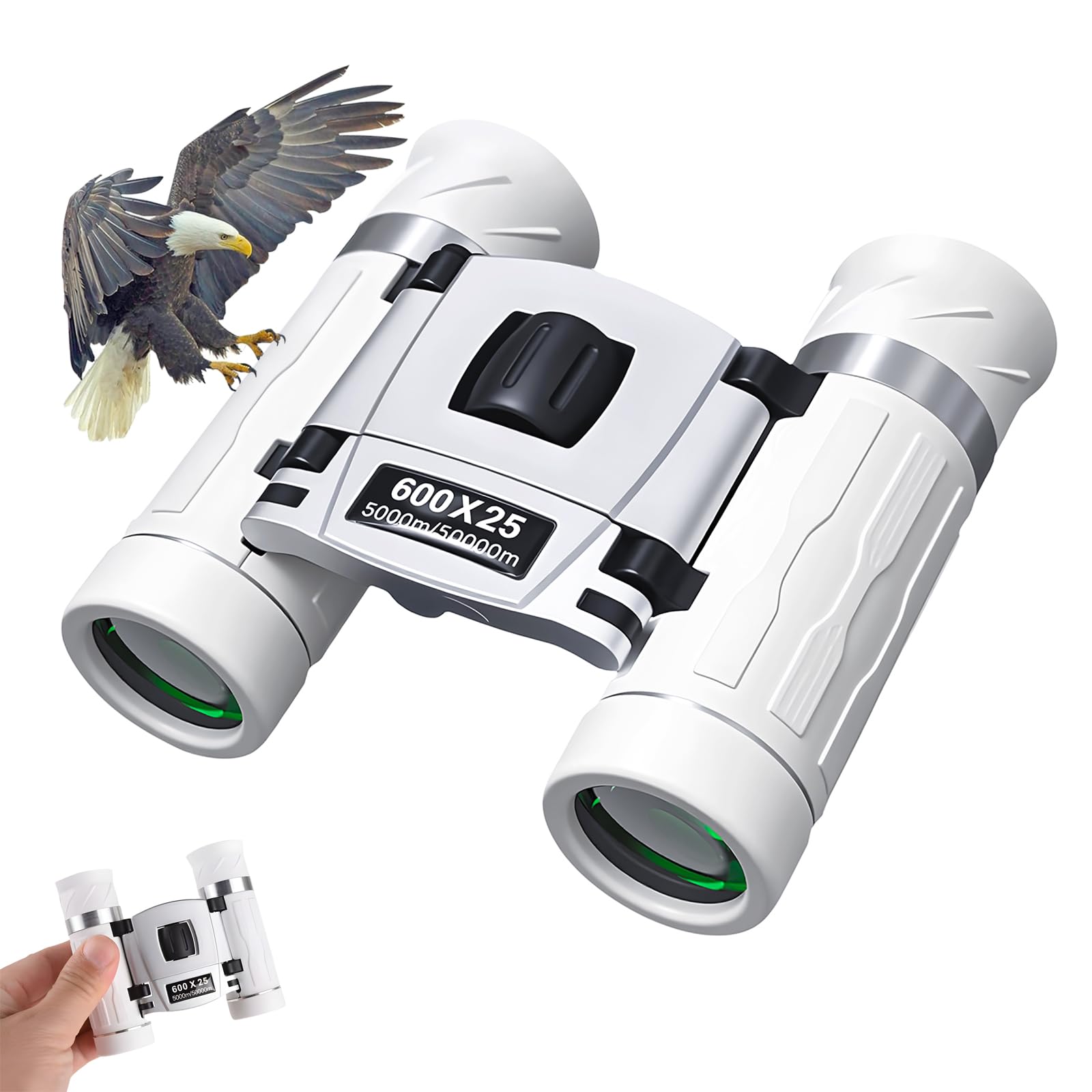 Binoculars for Live Sports High Easy FMC with High Light Reduces Motion Adjustable Suitable for Ideal for Fan Sports Fireworks Bird and Includes Neck білий
Binoculars for Live Sports High Easy FMC with High Light Reduces Motion Adjustable Suitable for Ideal for Fan Sports Fireworks Bird and Includes Neck білий