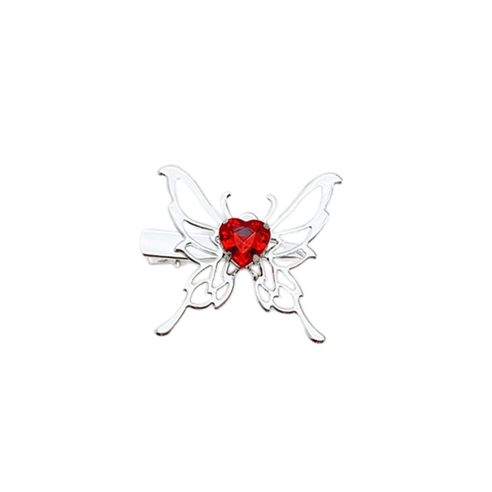 Electroplate Metal Butterfly Hairpin Eye Catching Side Clip Hair Barrettes Hair Pin for Girl Korean Hair Jewelry 1 красный
Electroplate Metal Butterfly Hairpin Eye Catching Side Clip Hair Barrettes Hair Pin for Girl Korean Hair Jewelry 1 красный