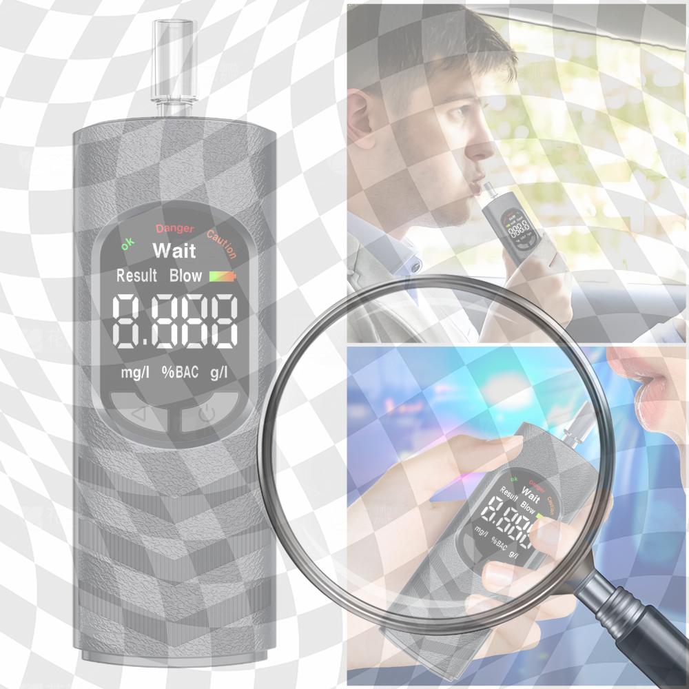 Portable Breath Alcohol Tester with LCD Display and 5 Mouthpieces Alcohol Detector for Personal & Professional Use China Mainland
Portable Breath Alcohol Tester with LCD Display and 5 Mouthpieces Alcohol Detector for Personal & Professional Use China Mainland
