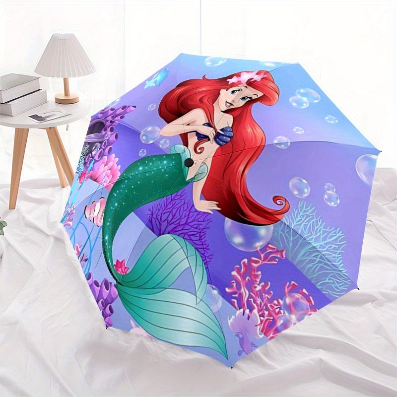 1pc Mermaid Ariel Automatic Opening/Closing Umbrella - Portable 3-Fold Design, 8-Bone Iron Frame Outdoor Umbrella, Festival Gift for Fans, T
1pc Mermaid Ariel Automatic Opening/Closing Umbrella - Portable 3-Fold Design, 8-Bone Iron Frame Outdoor Umbrella, Festival Gift for Fans, T
