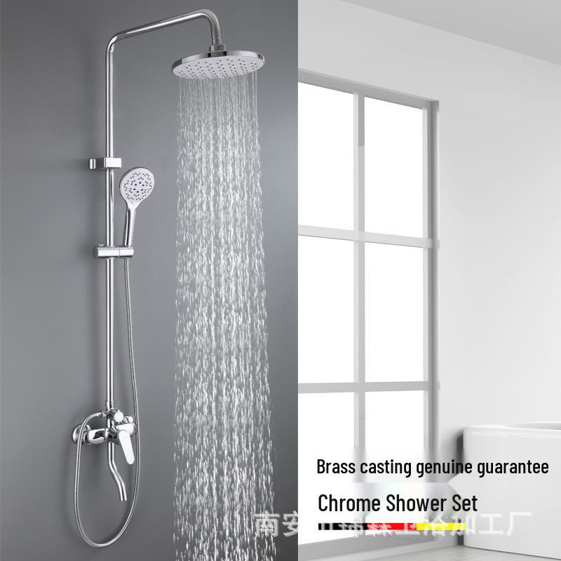 Полностью медный душевой набор для ванной цвета «оружейный серый» с функцией горячей и холодной воды
Полностью медный душевой набор для ванной цвета «оружейный серый» с функцией горячей и холодной воды