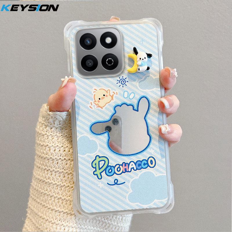 KEYSION Crossbody Strap Phone Case for HONOR X7c Cute Cartoon Long Lanyard Mirror Shockproof Cover for Huawei Honor 200 Smart 5G for Honor X7c
KEYSION Crossbody Strap Phone Case for HONOR X7c Cute Cartoon Long Lanyard Mirror Shockproof Cover for Huawei Honor 200 Smart 5G for Honor X7c