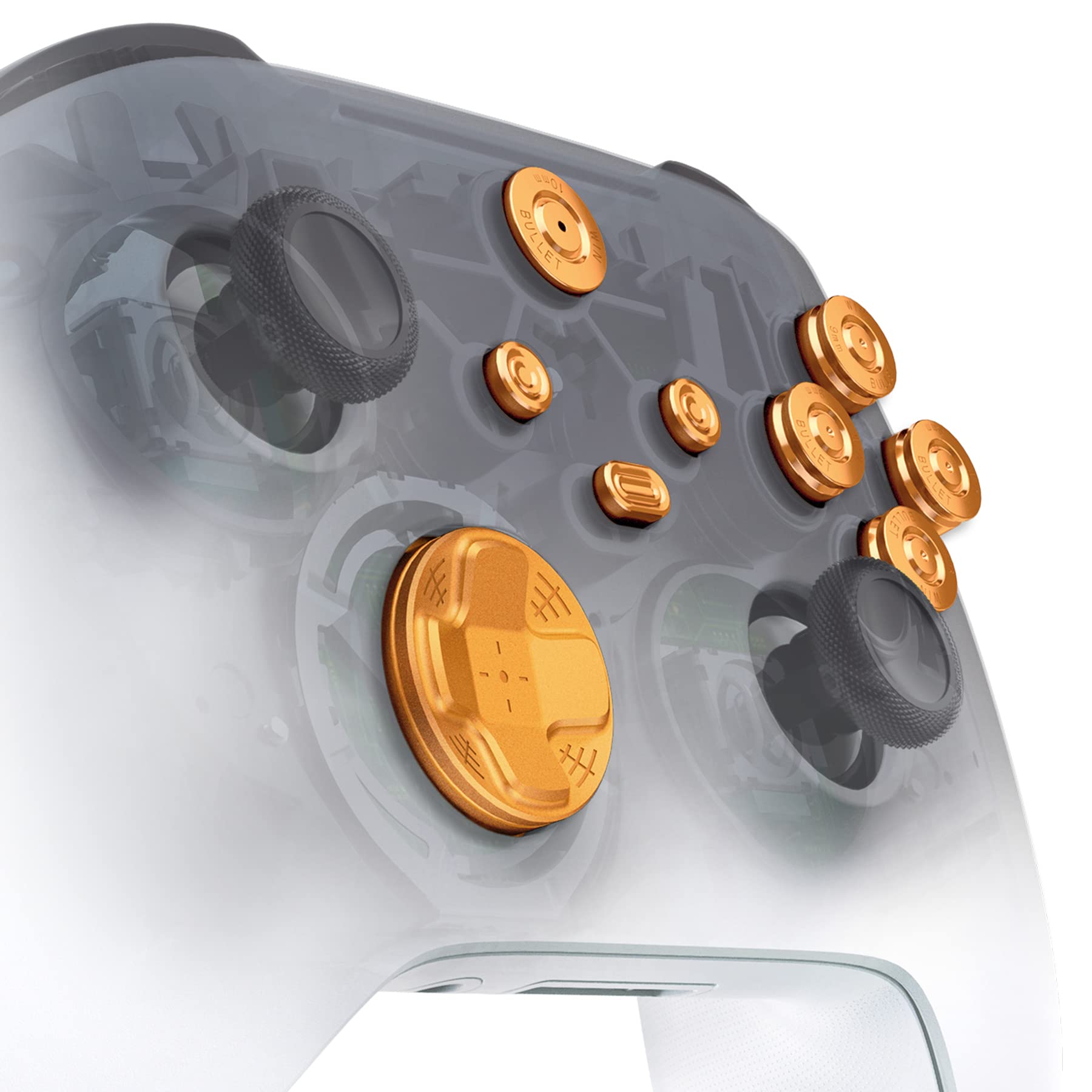 eXtremeRate Metal Red Button for Compatible with Xbox Core Wireless 9 in 1 Custom Accessory Kit for Compatible with Xbox Series X S Aluminum Alloy
eXtremeRate Metal Red Button for Compatible with Xbox Core Wireless 9 in 1 Custom Accessory Kit for Compatible with Xbox Series X S Aluminum Alloy
