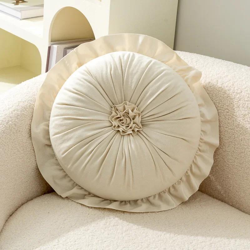 45cm Round Throw Pillow Decorative Cushion Flower Velvet Pillow for Bed Couch Office Chair Seating Cushion Floor Pillow
45cm Round Throw Pillow Decorative Cushion Flower Velvet Pillow for Bed Couch Office Chair Seating Cushion Floor Pillow