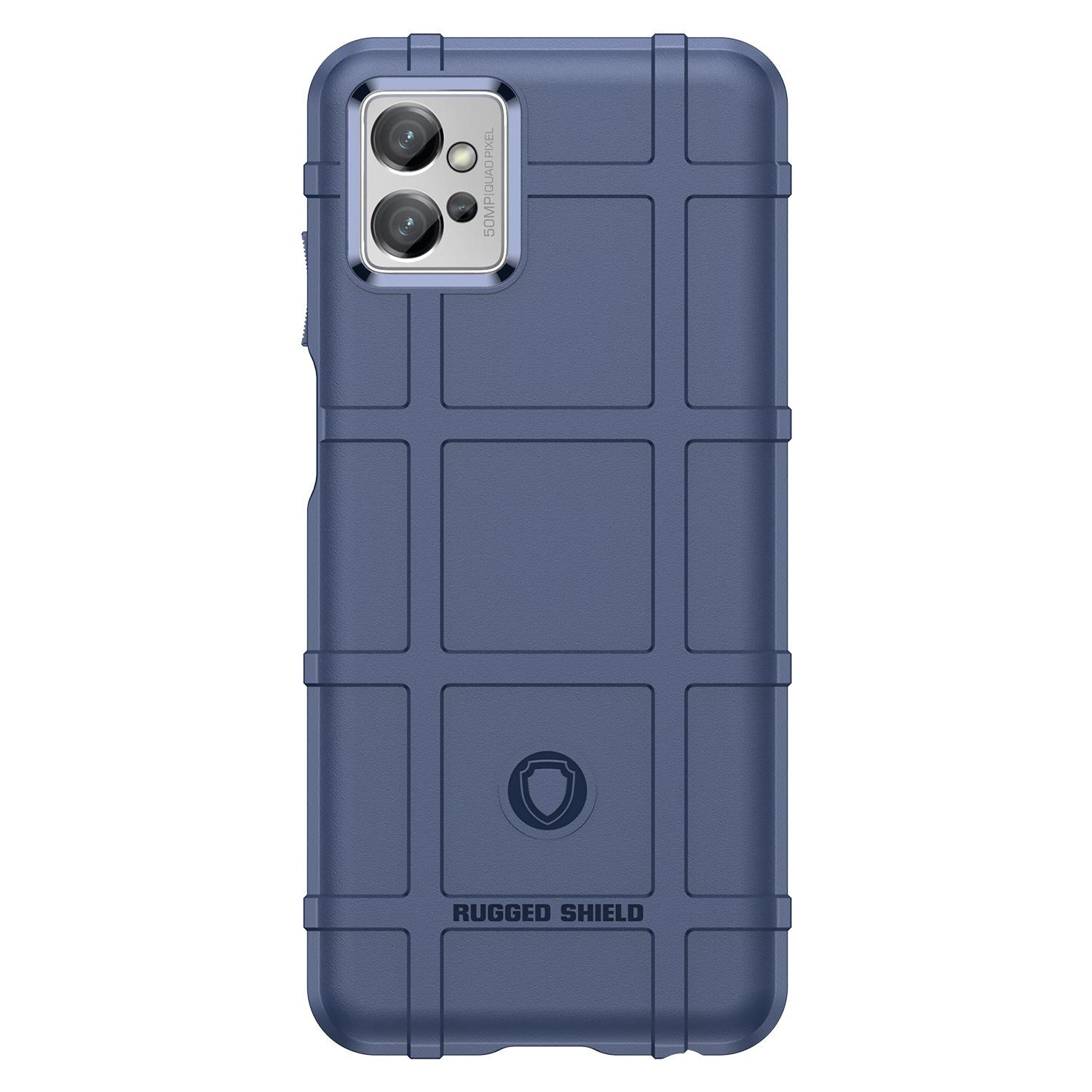 For Motorola Moto G32 4G Rugged Square Grid Texture Phone Case Soft TPU Shock Absorbing Cover Blue
For Motorola Moto G32 4G Rugged Square Grid Texture Phone Case Soft TPU Shock Absorbing Cover Blue