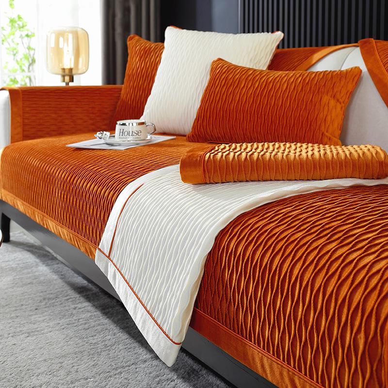 Чехол на подушку для дивана, тканевое полотенце, нескользящее, простой, современный, приятный для кожи, универсальный для четырех сезонов 70*150CM оранжевый
Чехол на подушку для дивана, тканевое полотенце, нескользящее, простой, современный, приятный для кожи, универсальный для четырех сезонов 70*150CM оранжевый