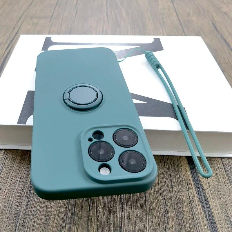 Жидкий силиконовый чехол для iPhone 15 14 13 12 Pro Max 15Pro 14Pro с кольцевым держателем и подставкой, автомобильное крепление, адсорбционный ремешок, веревка For iPhone 13
Жидкий силиконовый чехол для iPhone 15 14 13 12 Pro Max 15Pro 14Pro с кольцевым держателем и подставкой, автомобильное крепление, адсорбционный ремешок, веревка For iPhone 13