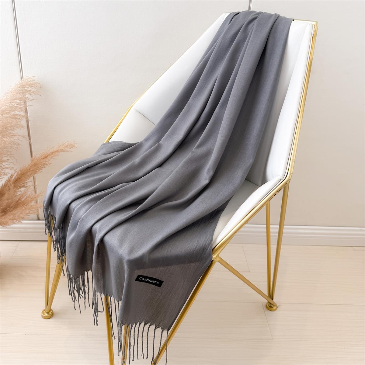 Desgine Brand Solid Women Cashmere Scarf Autumn Winter Warm Shawls Wraps Men s Pashmina Tassels Scarves Female Foulard Mujer
Desgine Brand Solid Women Cashmere Scarf Autumn Winter Warm Shawls Wraps Men s Pashmina Tassels Scarves Female Foulard Mujer