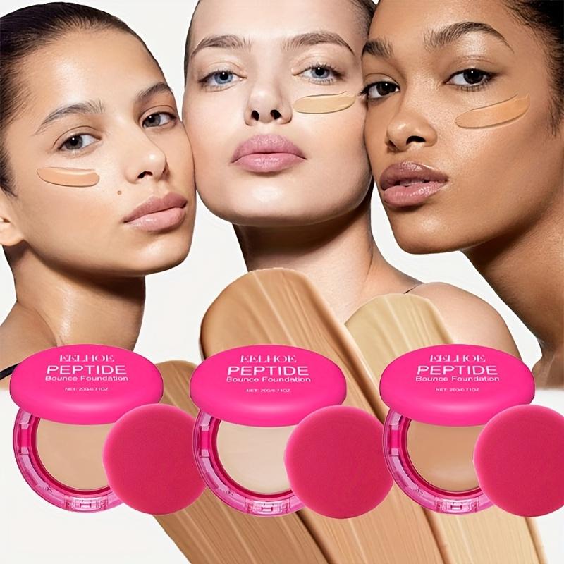 3-Color Full Coverage Concealer Foundation - Natural Finish, Buildable Coverage, Hydrating Formula with Puff Texture, Long-Lasting Wear Setting Powder
3-Color Full Coverage Concealer Foundation - Natural Finish, Buildable Coverage, Hydrating Formula with Puff Texture, Long-Lasting Wear Setting Powder