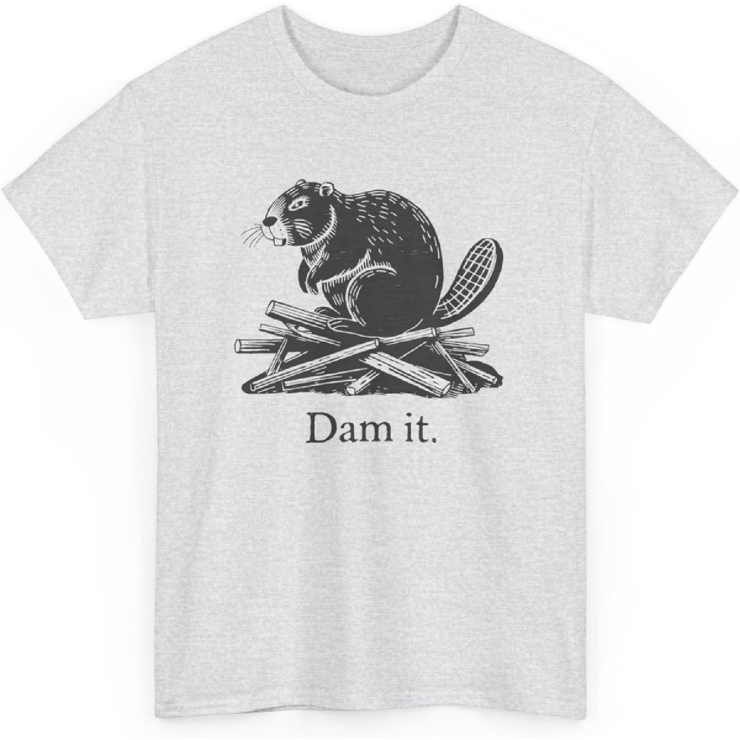 Dam It Beaver T-Shirt _ Funny Pun Graphic Tee for Animal Lovers _ Sarcastic Woodland Humor Gift Shirt XXXXXL білий
Dam It Beaver T-Shirt _ Funny Pun Graphic Tee for Animal Lovers _ Sarcastic Woodland Humor Gift Shirt XXXXXL білий