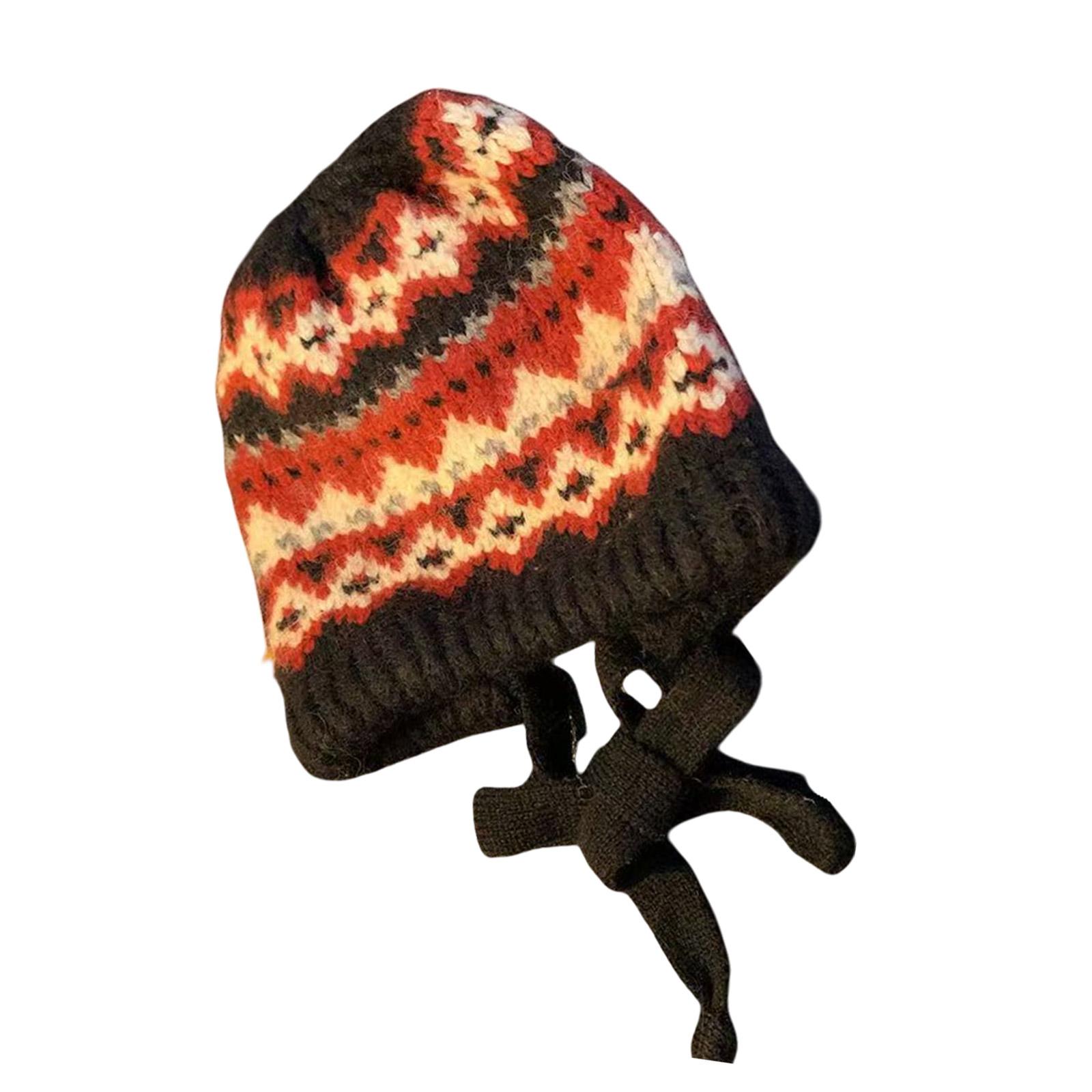 Ethnic Pattern Ear Flap Hat Knitted Beanies for Daily Wear Adult Unisex Acrylic Skull Hat for Outdoor Cycling Walking чорний
Ethnic Pattern Ear Flap Hat Knitted Beanies for Daily Wear Adult Unisex Acrylic Skull Hat for Outdoor Cycling Walking чорний