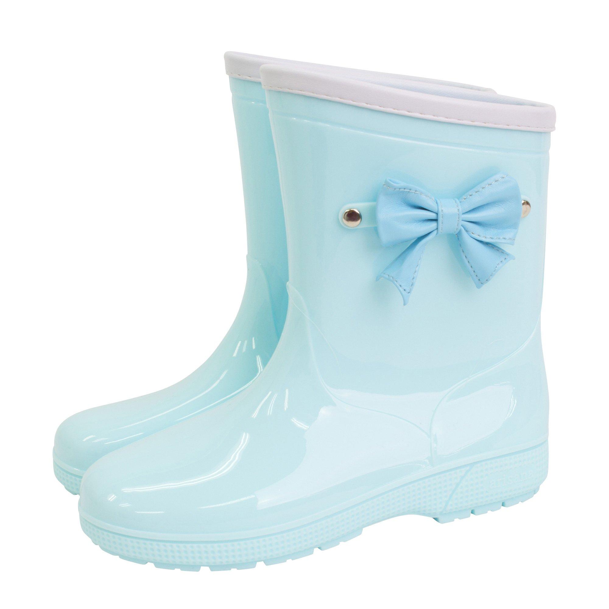 Arisana Rain Boots with Sherbet 20cm Ribbon, Kids Girls, Mint,
Arisana Rain Boots with Sherbet 20cm Ribbon, Kids Girls, Mint,