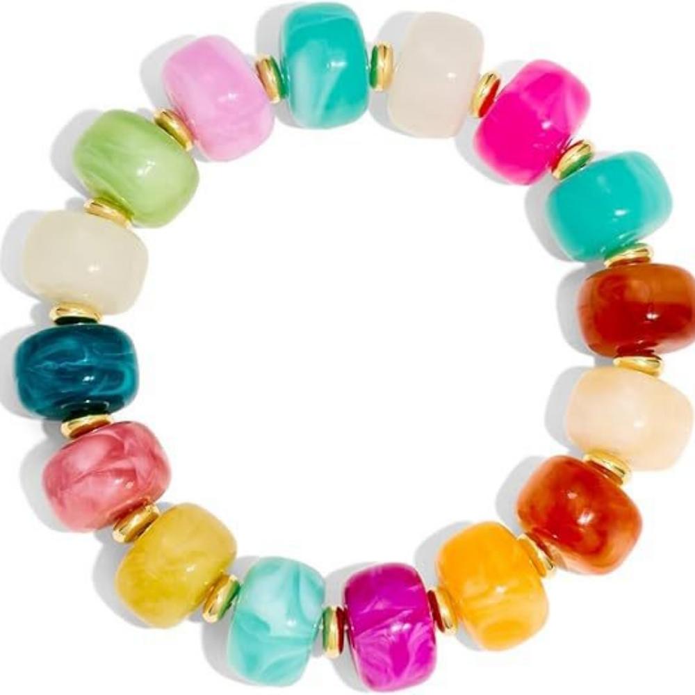 Colorful Resin Beaded Elasticity Bracelet for Women Handmade Acrylic Imitation Stone Strechy Wrist Jewelry Gift
Colorful Resin Beaded Elasticity Bracelet for Women Handmade Acrylic Imitation Stone Strechy Wrist Jewelry Gift