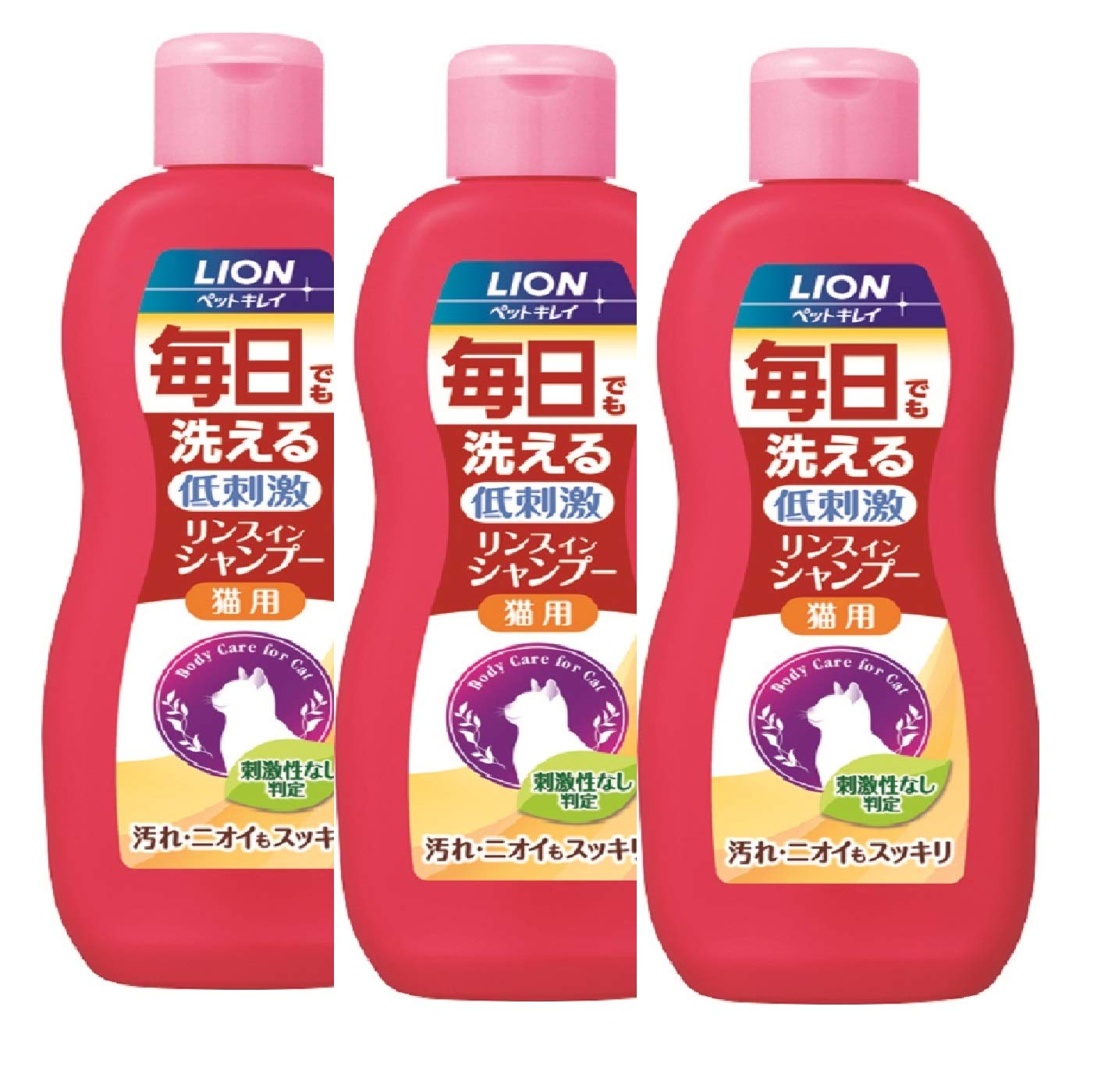 Lion Pet Clean shampoo that can be washed every day 3 pack for cats Bulk purchase LIONPET Rinse-in
Lion Pet Clean shampoo that can be washed every day 3 pack for cats Bulk purchase LIONPET Rinse-in