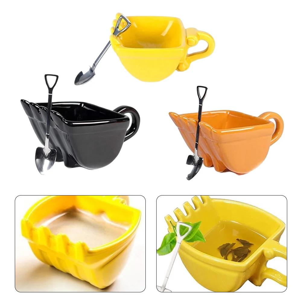 1pc 330ml 3D Yellow Excavator Bucket Model Cafe Coffee Mug With Spade Shovel Spoon Funny Digger Cake Container Tea Cup Gifts 330ml жовтий
1pc 330ml 3D Yellow Excavator Bucket Model Cafe Coffee Mug With Spade Shovel Spoon Funny Digger Cake Container Tea Cup Gifts 330ml жовтий