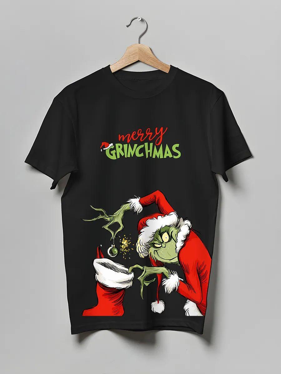 Футболка с Гринчем Сантой Merry Grinchmas Рождественский праздник S
Футболка с Гринчем Сантой Merry Grinchmas Рождественский праздник S