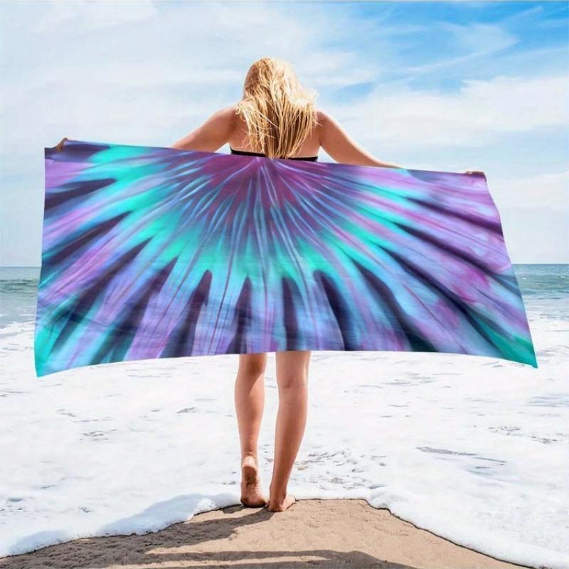 1pc Extra Large Microfiber Beach Towel Compact Design in Turquoise,Multi-Purpose Outdoor Accessory, Beach Towel, Bohemian Print W40*H60(CM)
1pc Extra Large Microfiber Beach Towel Compact Design in Turquoise,Multi-Purpose Outdoor Accessory, Beach Towel, Bohemian Print W40*H60(CM)