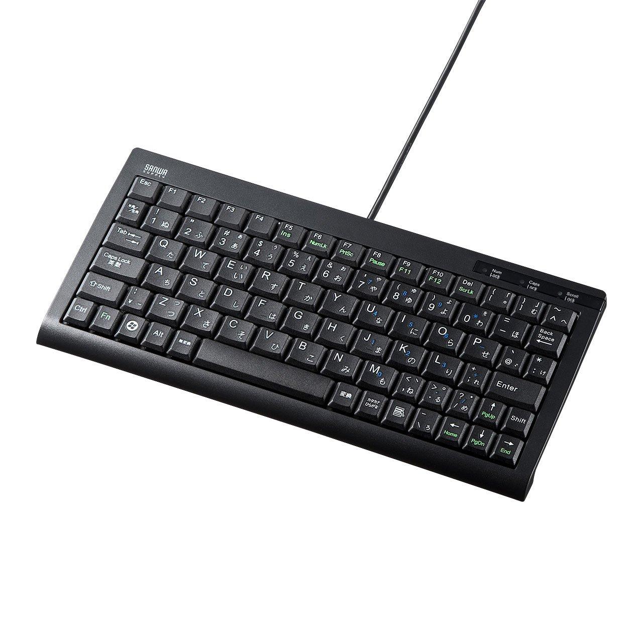 Sanwa Supply Mini Slim USB Keyboard Pantograph No Numeric Keypad Black & SKB-SL28BK
Sanwa Supply Mini Slim USB Keyboard Pantograph No Numeric Keypad Black & SKB-SL28BK