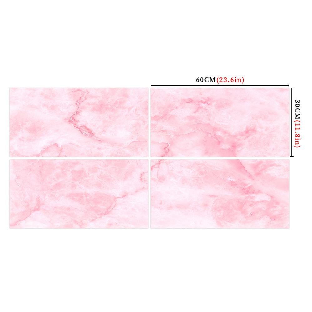 4pc/set Pink Marble Tile Stickers Thicker Wallpaper Sticker Self-Adhesive Kitchen Bathroom Waterproof Wall Sticker Home Decor
4pc/set Pink Marble Tile Stickers Thicker Wallpaper Sticker Self-Adhesive Kitchen Bathroom Waterproof Wall Sticker Home Decor