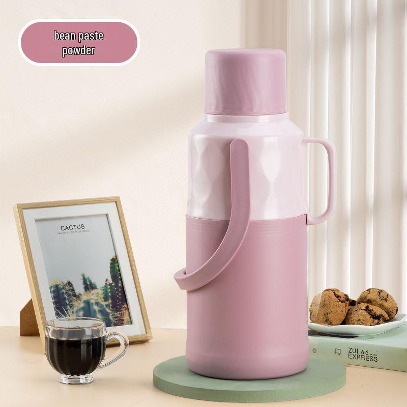 Large Capacity Household Thermos Flask with Glass Inner Liner - Plastic Kettle for Boiling Water, Ideal for Students With Silicone Stopper
Large Capacity Household Thermos Flask with Glass Inner Liner - Plastic Kettle for Boiling Water, Ideal for Students With Silicone Stopper