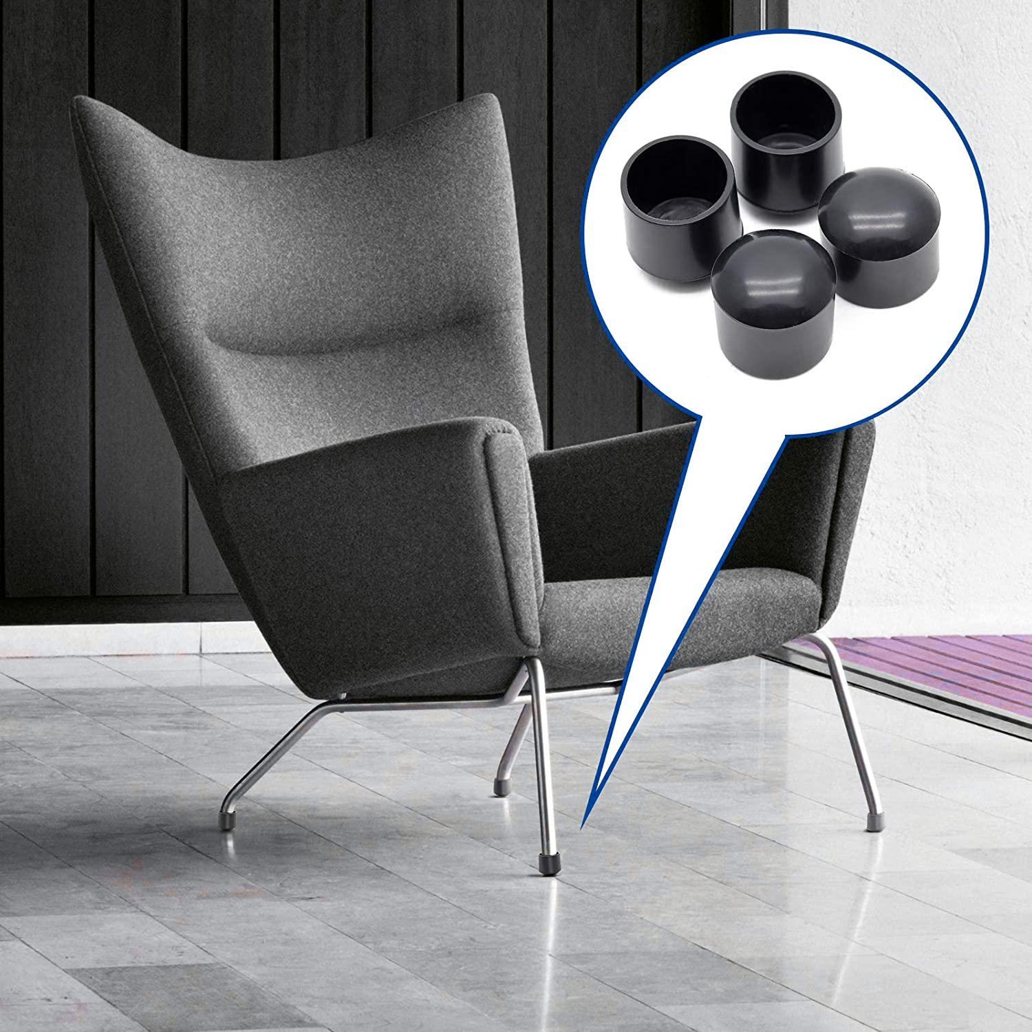 40Pcs 16mm Round Floor Protector Pads PVC Furniture Leg Covers Non-Slip Chair Leg End Cap Cover Reduce Noise Table Feet Cap Black
40Pcs 16mm Round Floor Protector Pads PVC Furniture Leg Covers Non-Slip Chair Leg End Cap Cover Reduce Noise Table Feet Cap Black