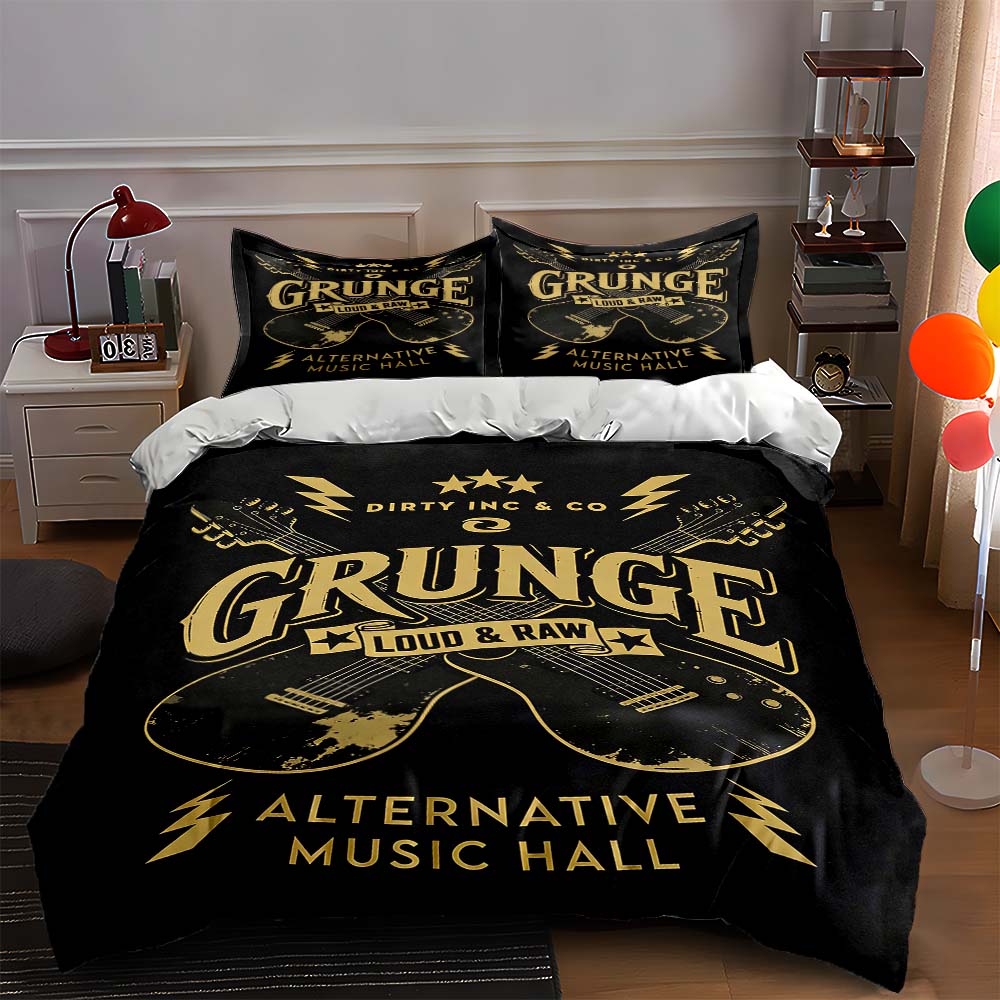 Music-inspired design Bedding Duvet cover sets Duvet covers Pillowcases gifts (1 * Duvet Cover 2 * Pillowcases, without duvet insert) 135x200cm
Music-inspired design Bedding Duvet cover sets Duvet covers Pillowcases gifts (1 * Duvet Cover 2 * Pillowcases, without duvet insert) 135x200cm
